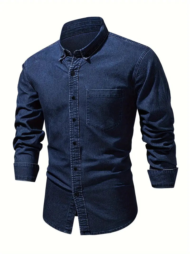 Alexander – chemise en jean à manches longues pour homme