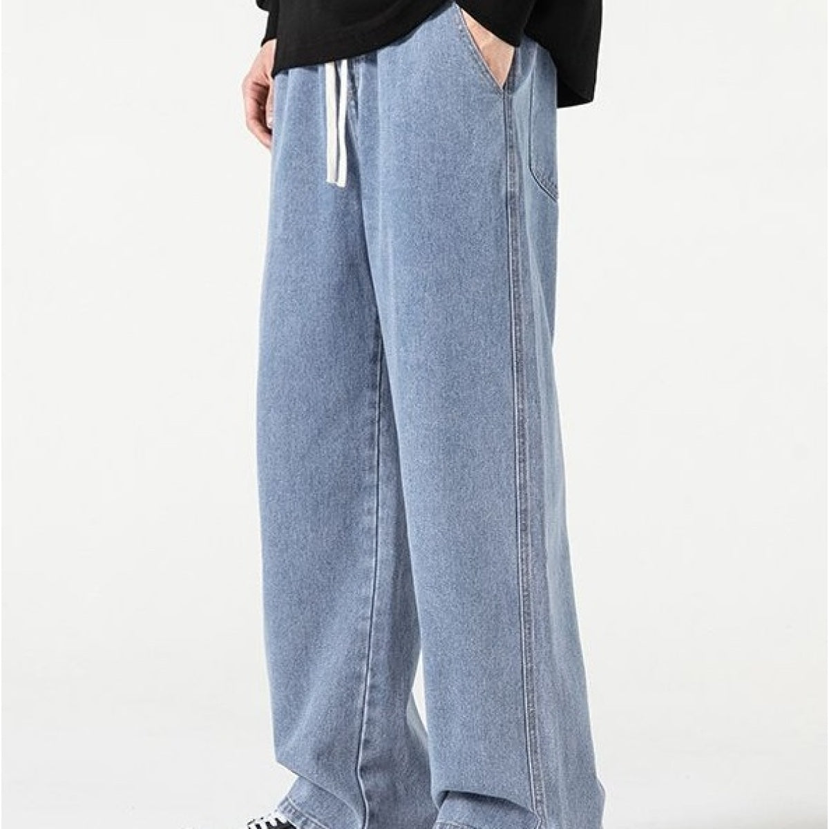 Gideon - pantalon droit baggy