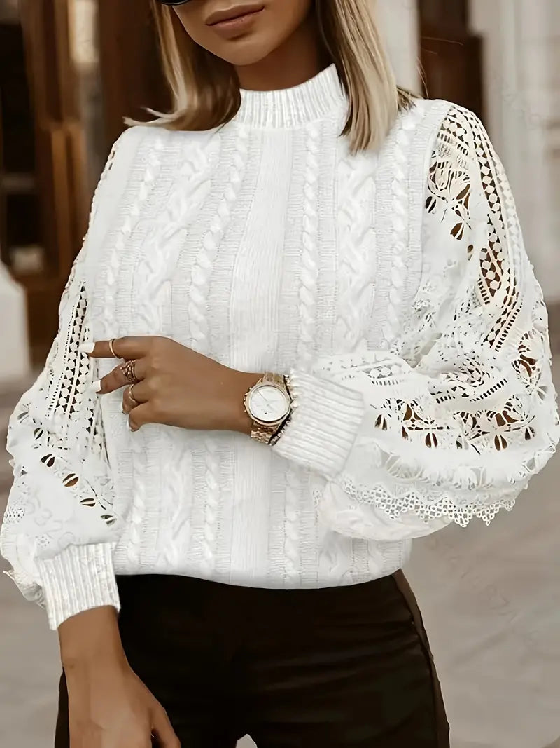 Victoria – pull en dentelle élégant