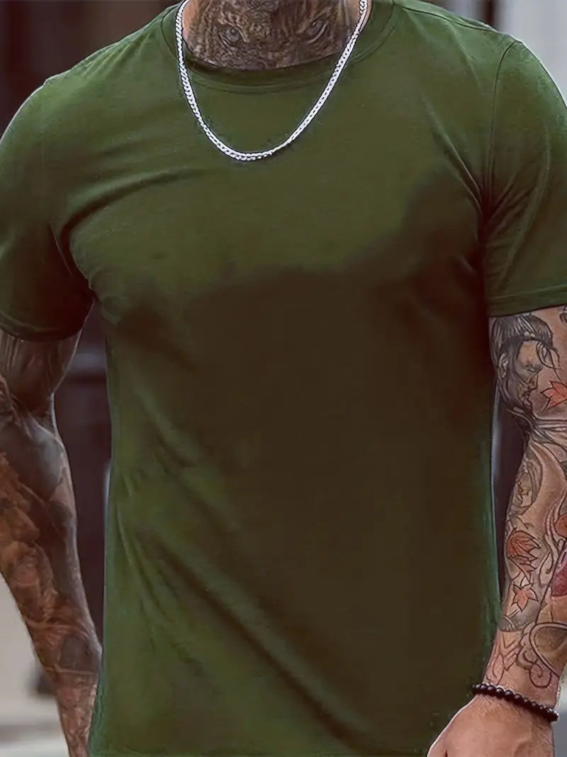 Xander – T-shirt classique à col rond pour homme