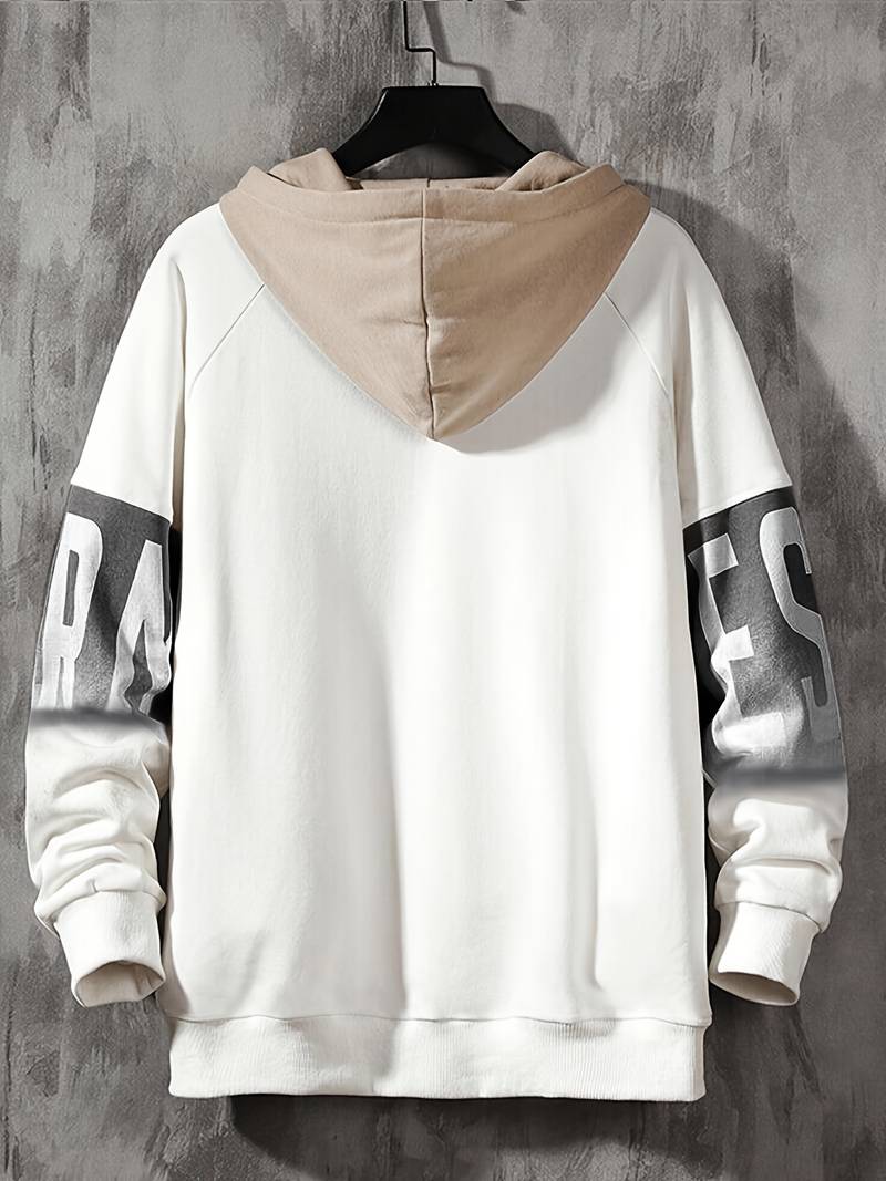 David – Sweat à capuche oversize décontracté pour homme