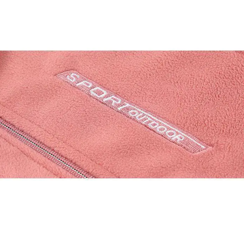 Leichte Damen-Zip-Jacke, perfekt für draußen, Fleece-Weste