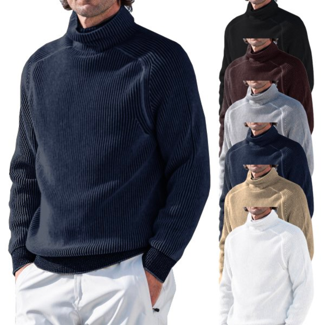 Edu - Pull col roulé Elite Elegance