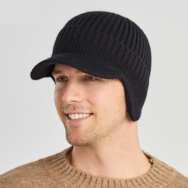 WinterWool - Bonnet tricoté avec cache-oreilles