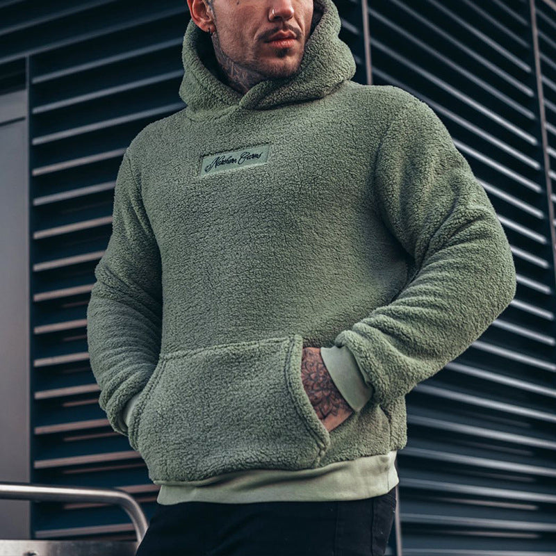 Sweat à capuche en peluche pour homme Mateo
