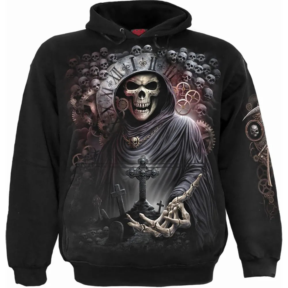 Sweat à capuche David Reaper pour homme