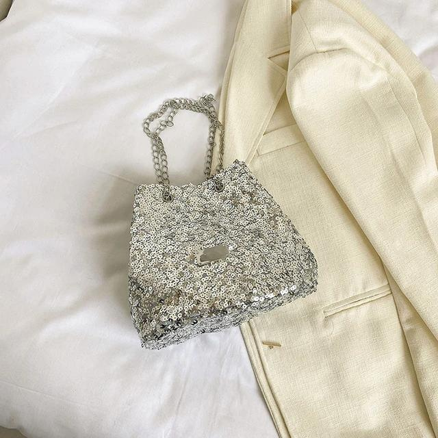 Sac bandoulière à paillettes