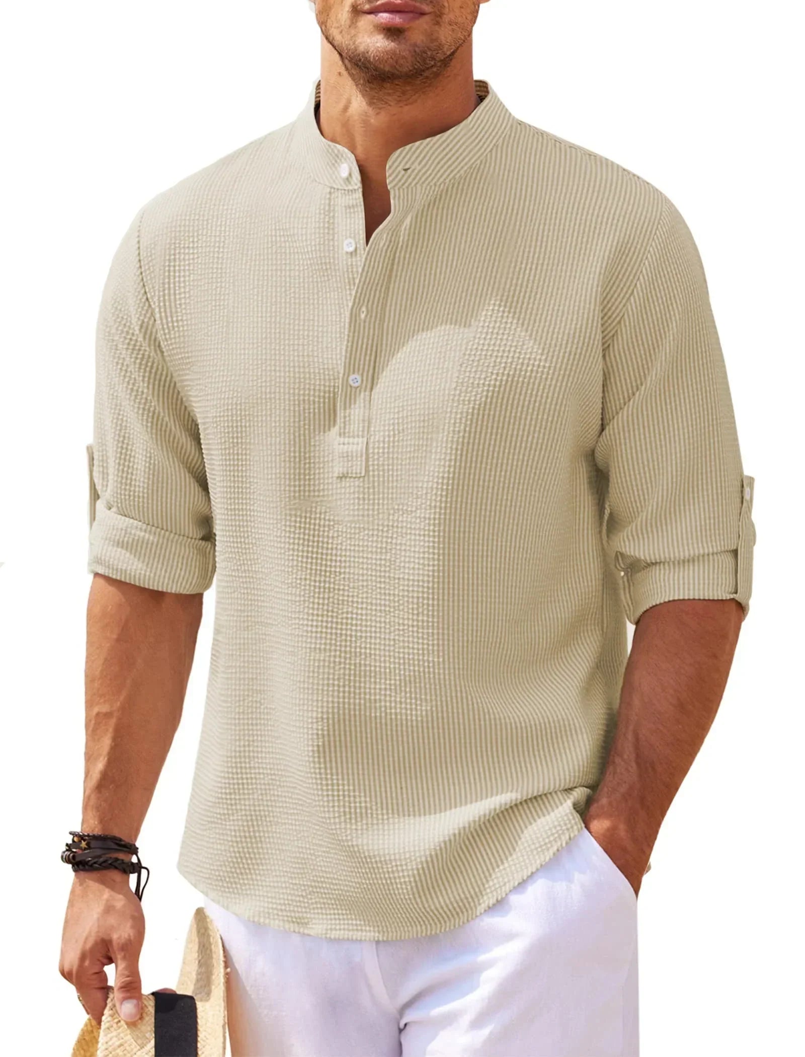 Achi™ La chemise à manches longues décontractée ultra confortable
