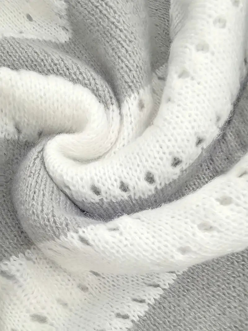 Grace – pull rayé col V