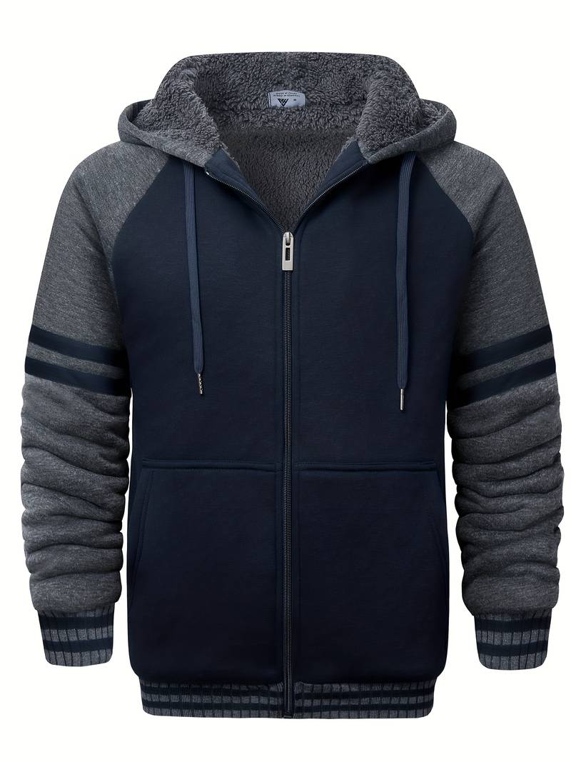 Jason – flauschige jacke mit kapuze