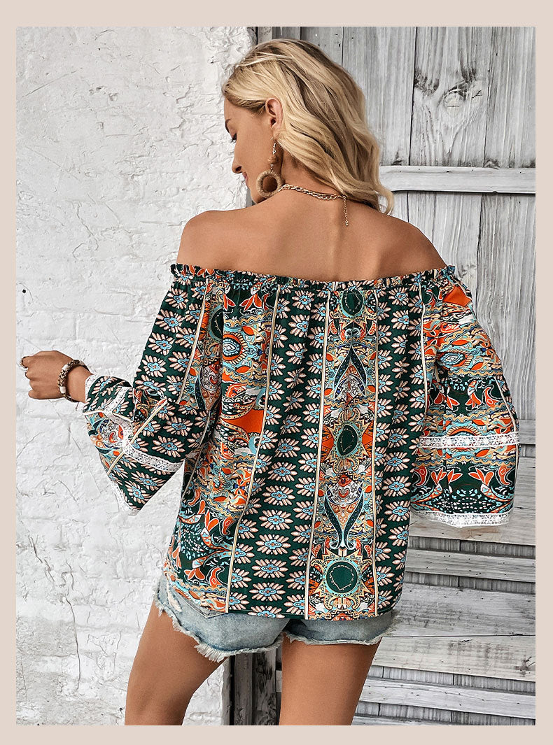 Bellachicha Damenbluse mit floralem Print