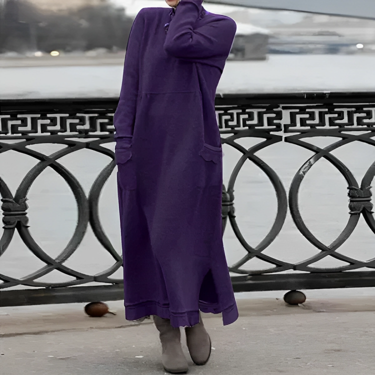 Abbie - Robe longue d'hiver décontractée