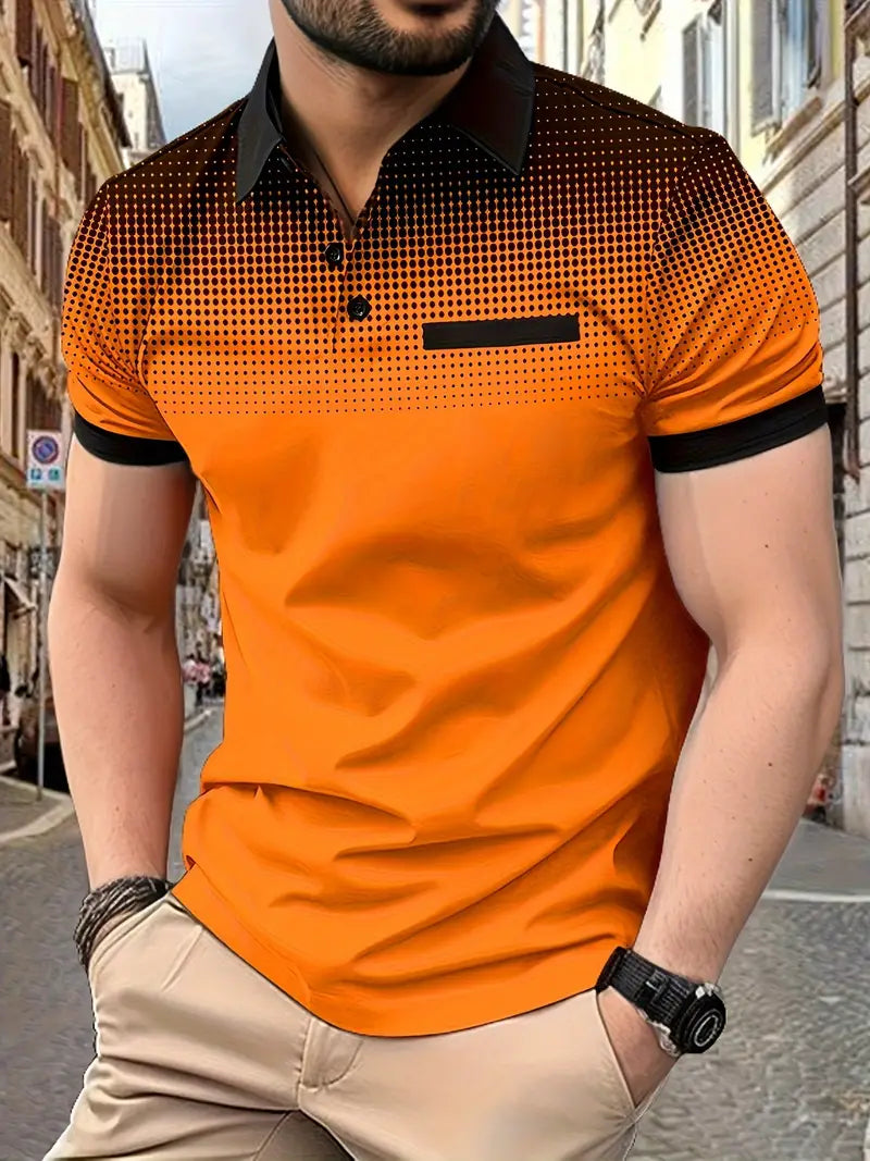 Alexander – chemise décontractée à manches courtes avec motif à pois