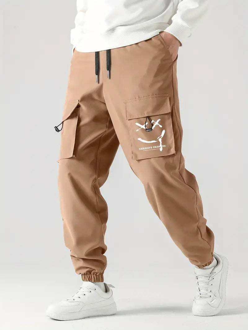 John – Pantalon cargo à cordon pour homme