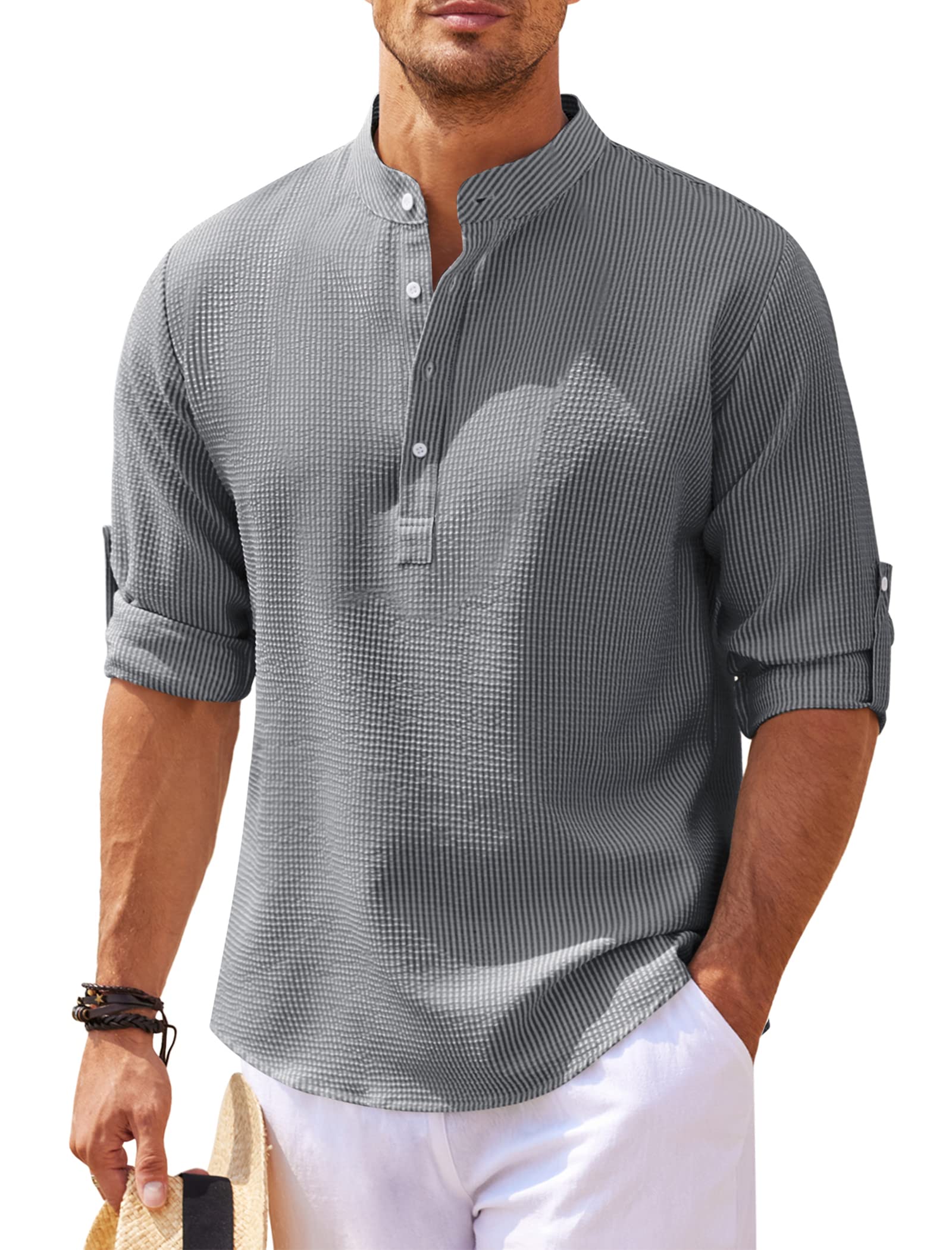 Achi™ La chemise à manches longues décontractée ultra confortable