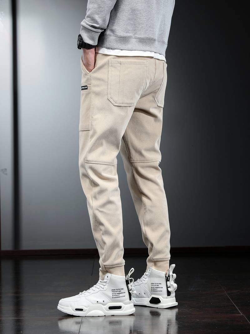 Justin – pantalon de jogging élégant avec poches pour homme