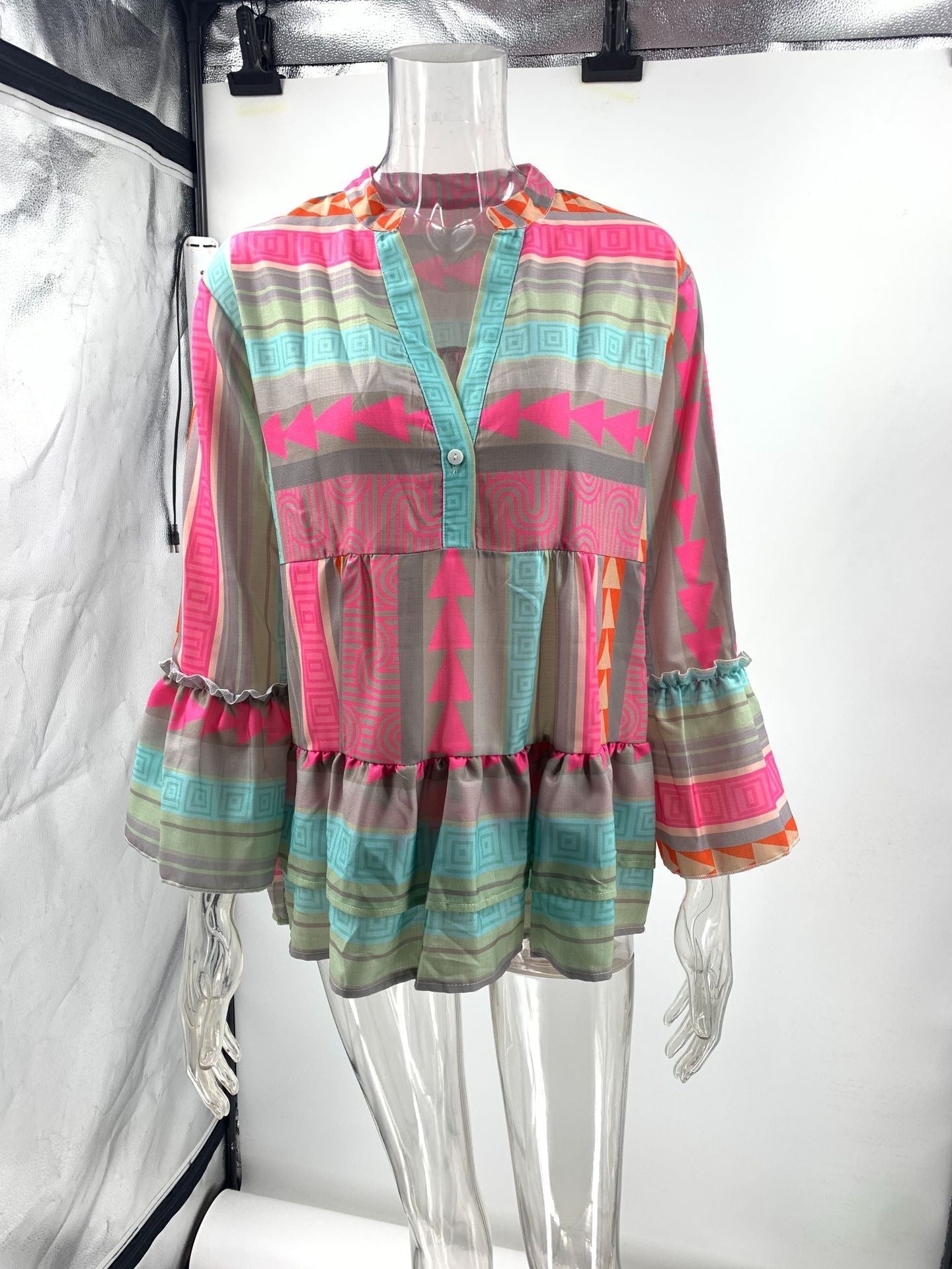 Bellachicha Langarmshirt mit Print für Damen