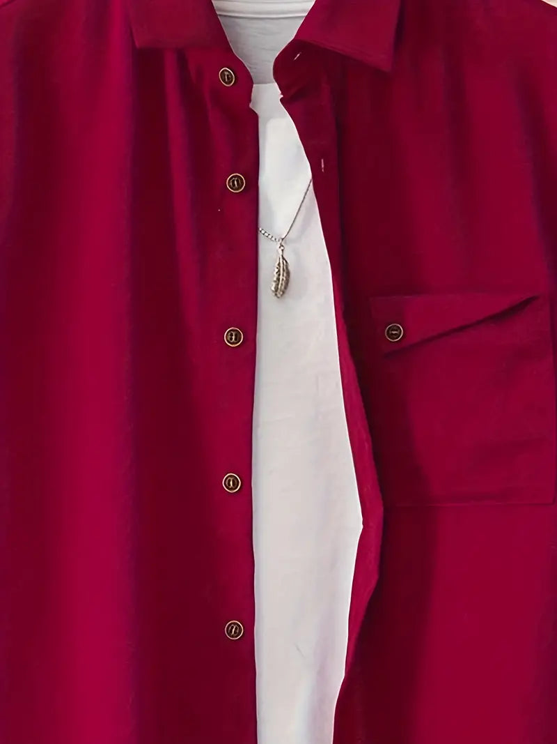 William – chemise boutonnée à manches longues élégante pour homme