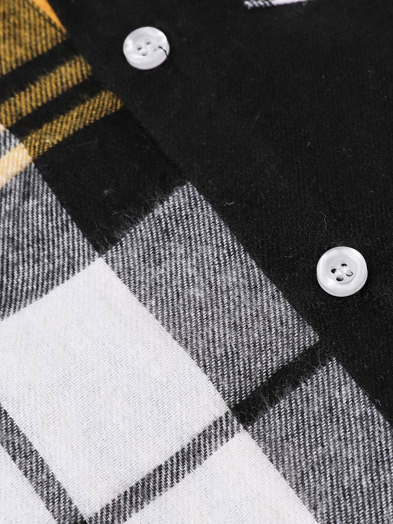 William – chemise à carreaux color block pour homme