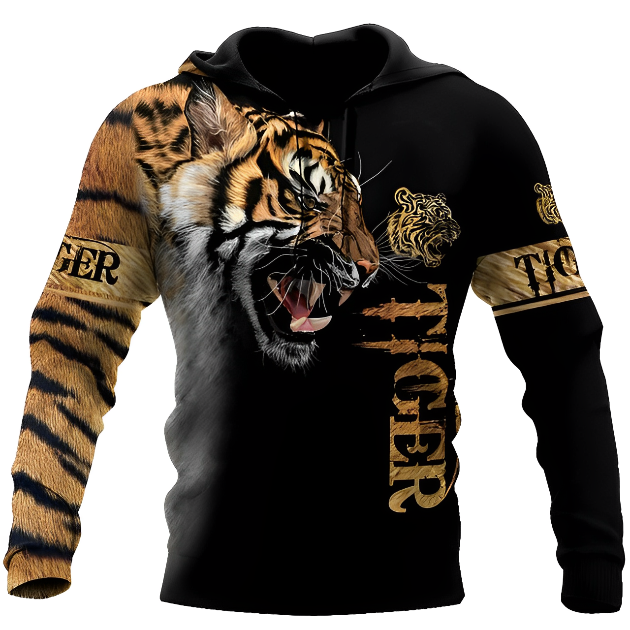 Sweat à capuche Claws Tiger pour homme