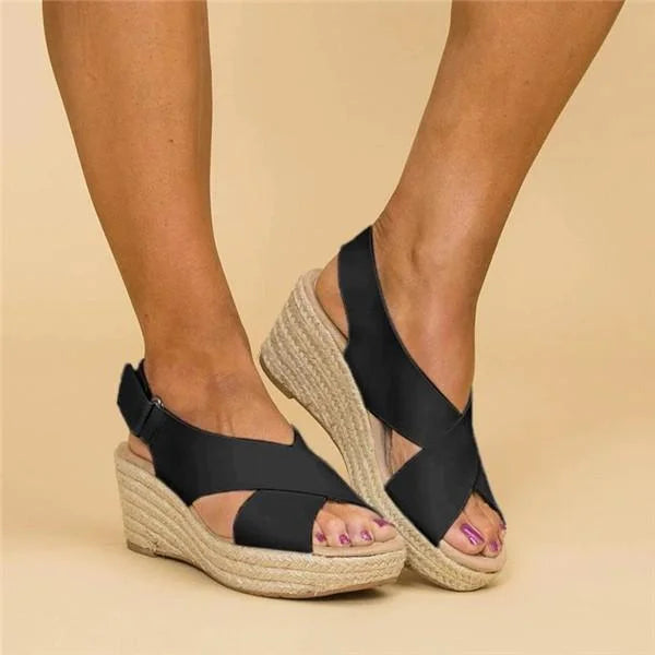 Kaye | sandales compensées