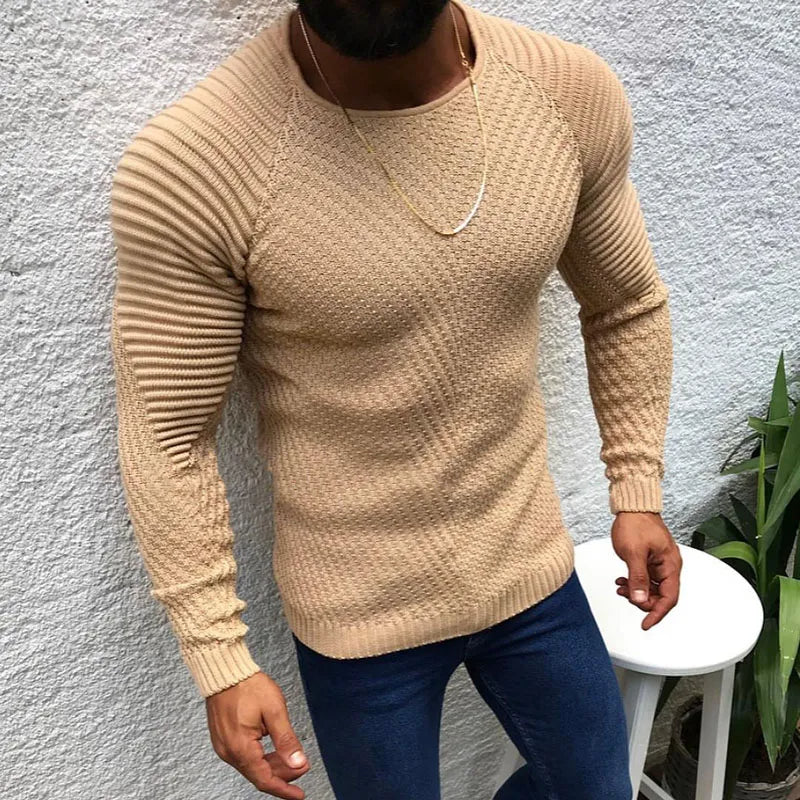 ColorSplash - Pull en maille coupe slim