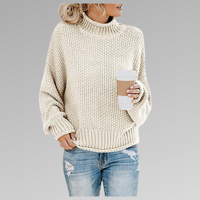Pia - Magnifique pull en grosse maille