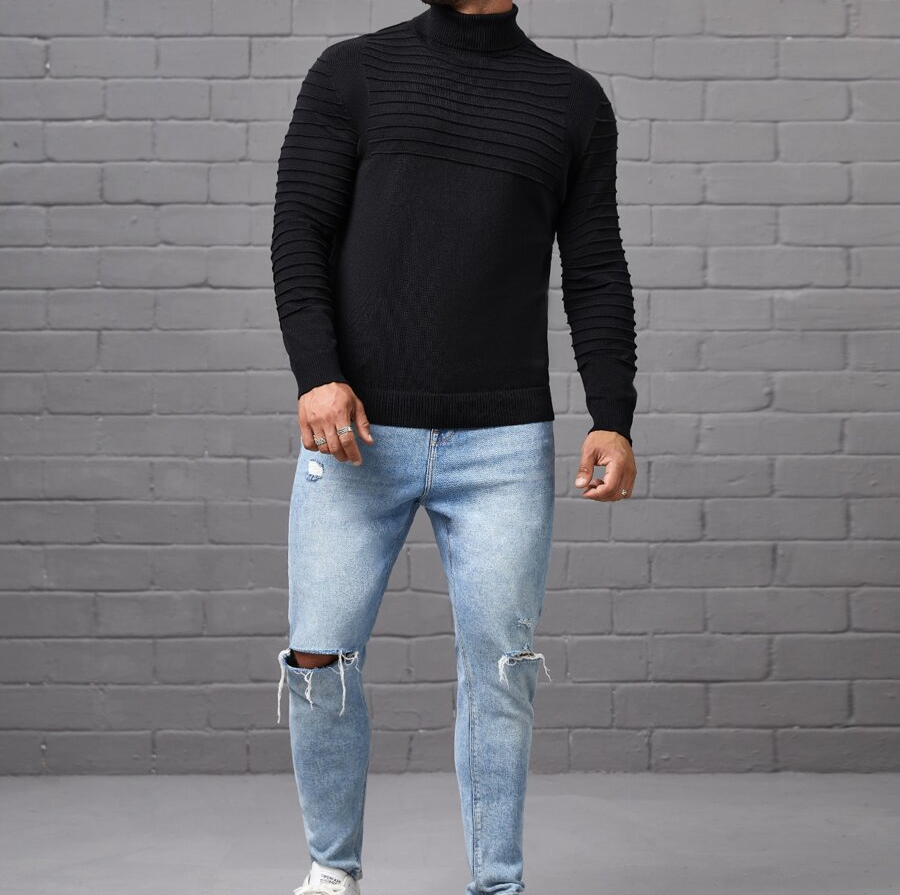 Keith - Pull en coton élégant pour homme