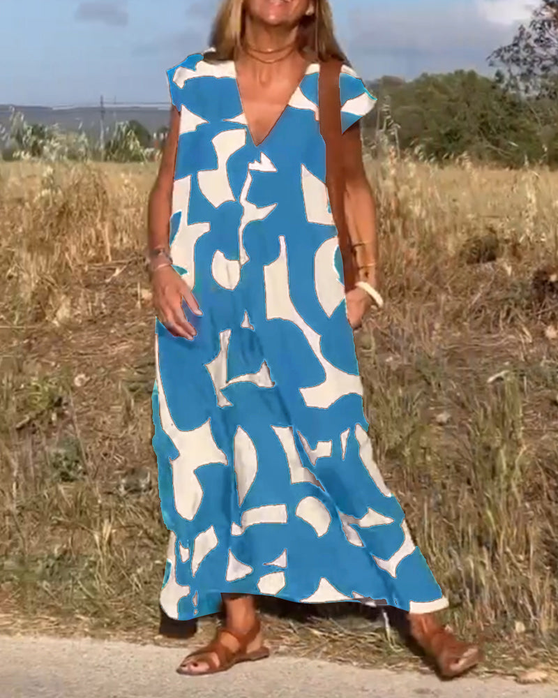Zoey - Robe longue - Élégance décontractée