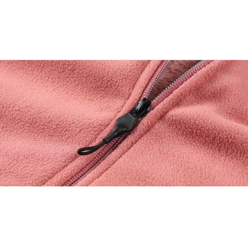 Leichte Damen-Zip-Jacke, perfekt für draußen, Fleece-Weste
