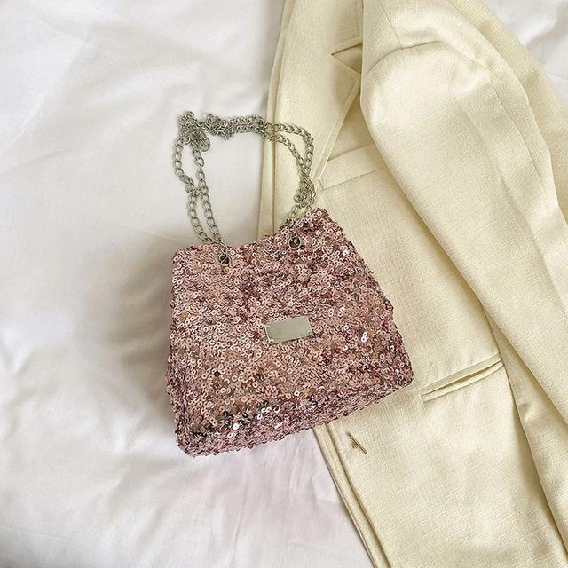 Sac bandoulière à paillettes