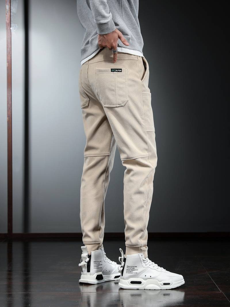 Justin – pantalon de jogging élégant avec poches pour homme
