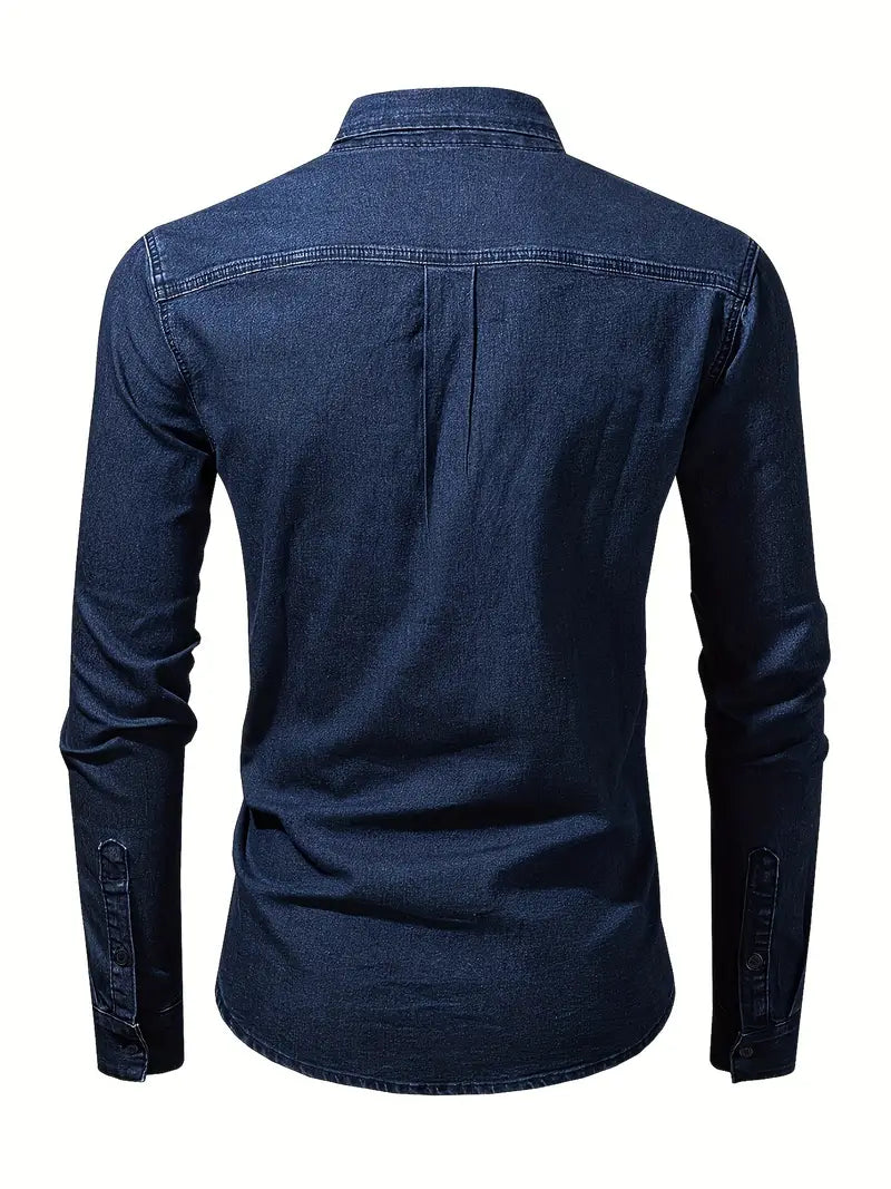 Alexander – chemise en jean à manches longues pour homme
