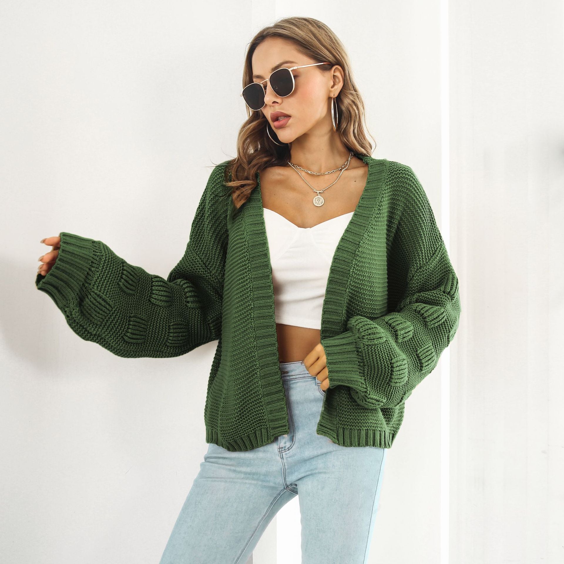 Yunel | Cardigan chic et confortable à manches bouffantes