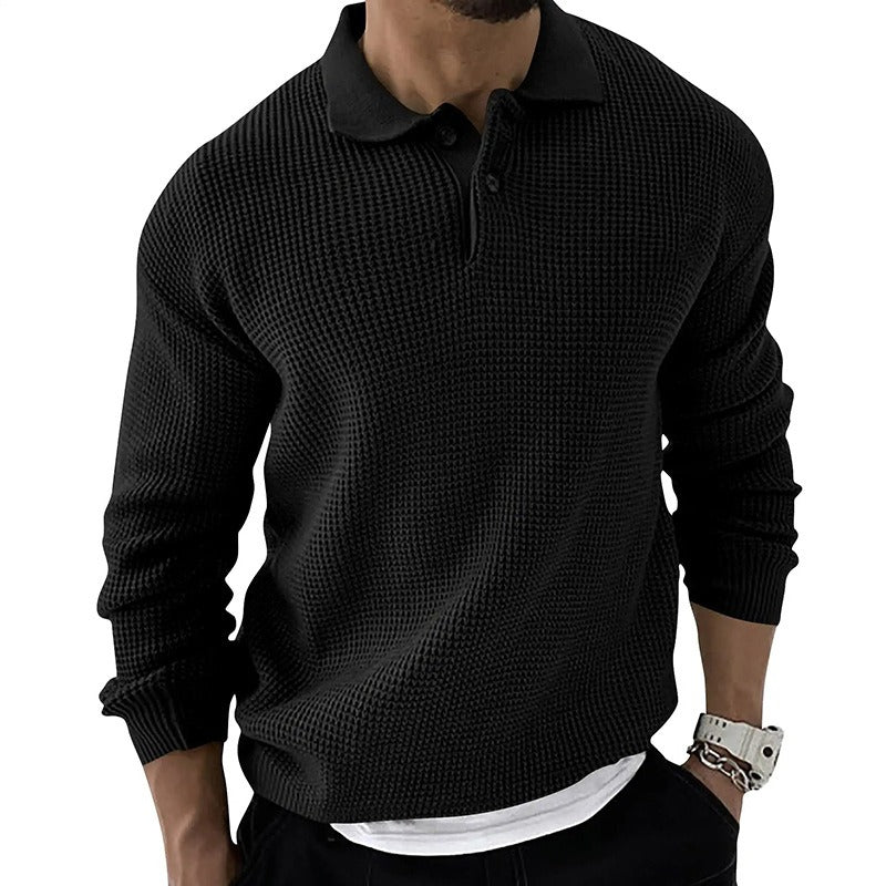 Jord - Pull polo élégant avec détails boutonnés