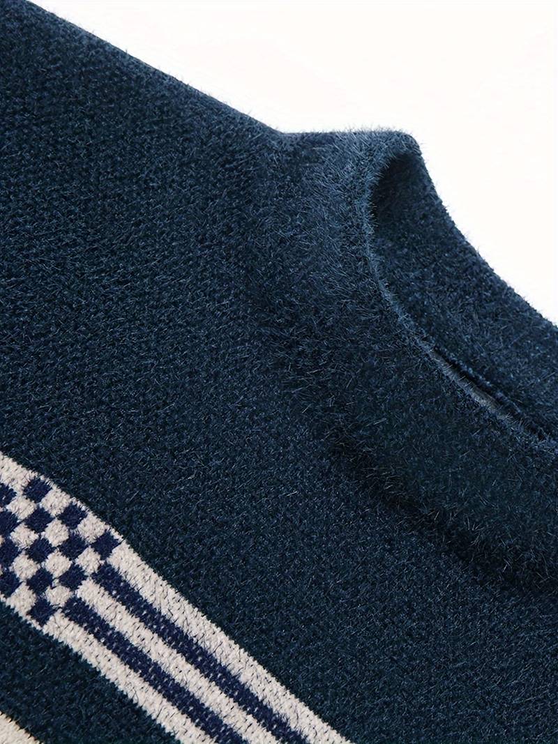 Matthew – Pull rayé à manches longues pour homme
