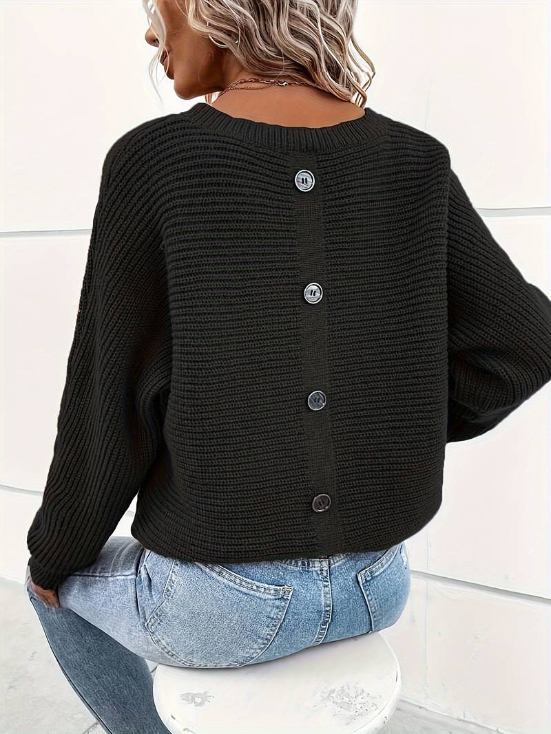 Delphine – pull col rond élégant pour le printemps