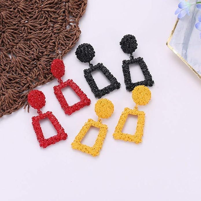 Micara - Square Statements - Boucles d'oreilles