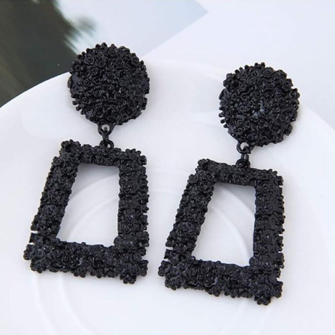 Micara - Square Statements - Boucles d'oreilles