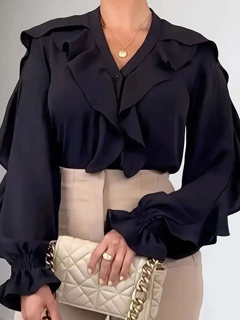 Bellachicha - Weit geschnittene Longbluse Damen