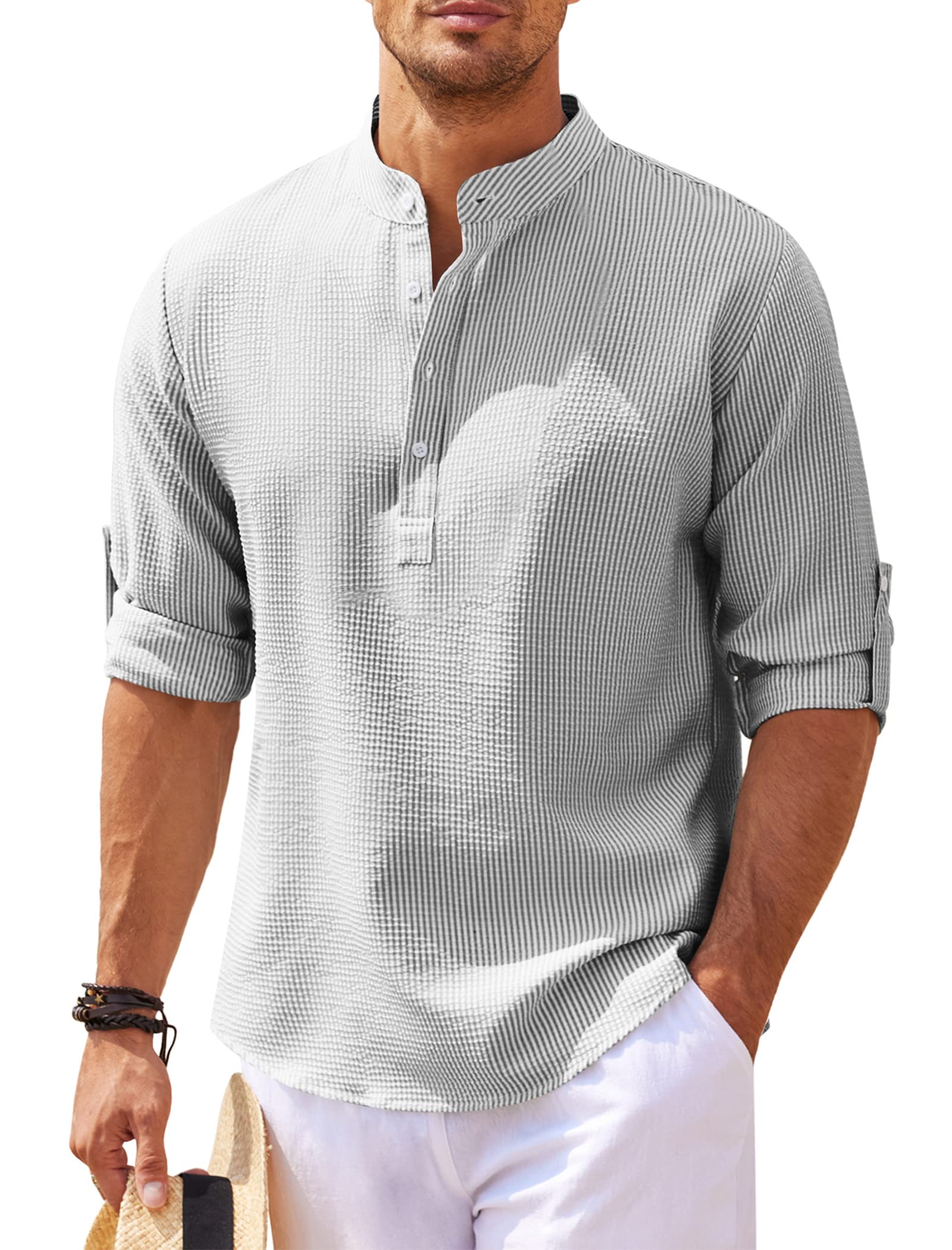 Achi™ La chemise à manches longues décontractée ultra confortable