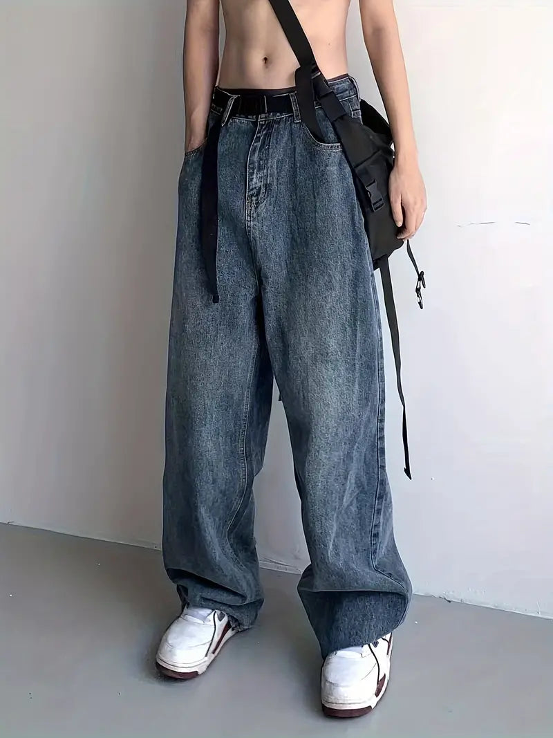Fredric - pantalon ample à jambes larges
