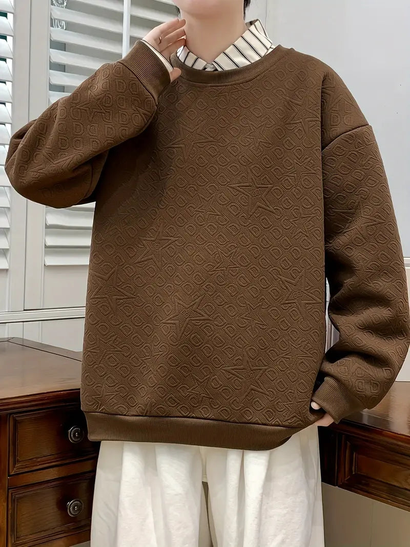 Alexander – Sweat-shirt décontracté à col rond pour homme