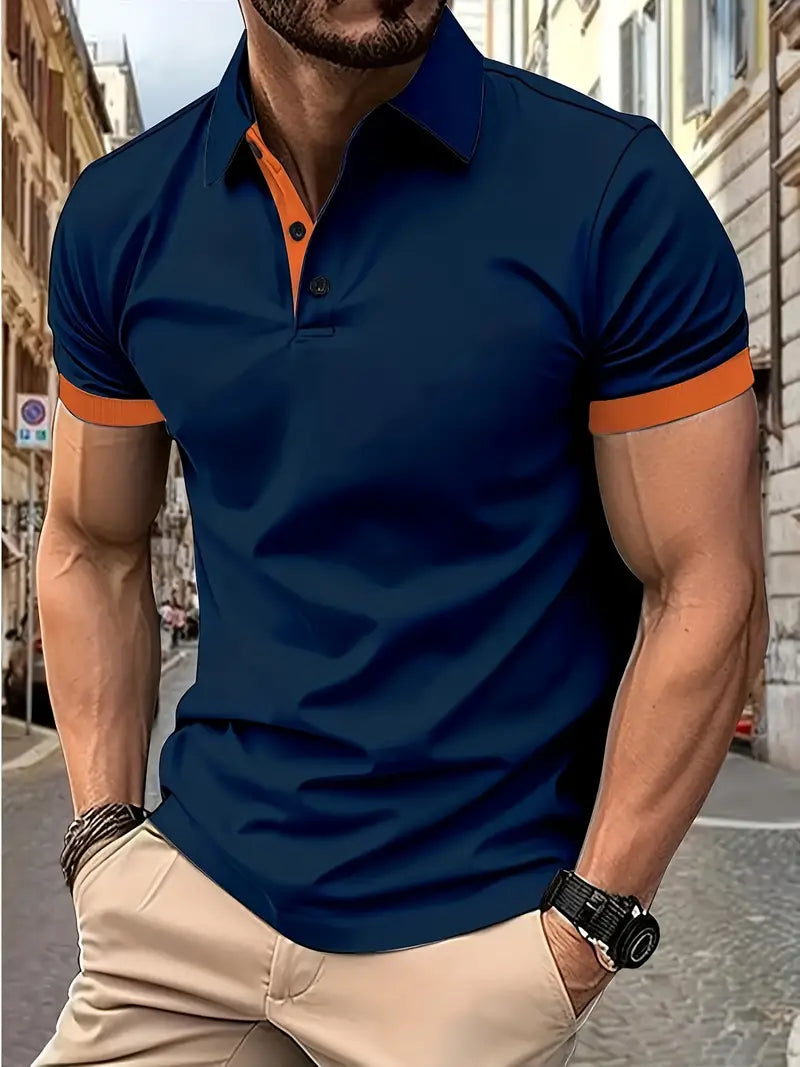 William – chemise colorblock décontractée pour homme