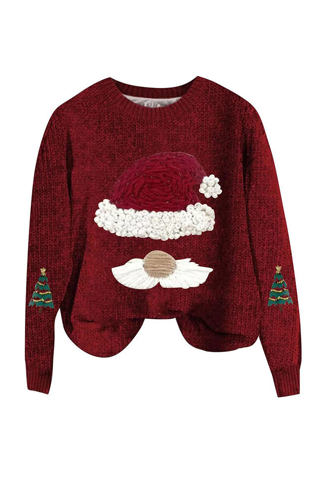 Pull de Noël décontracté en tricot