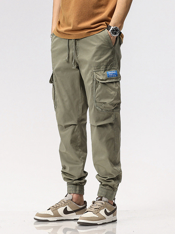 Milo - pantalon cargo noir pour homme