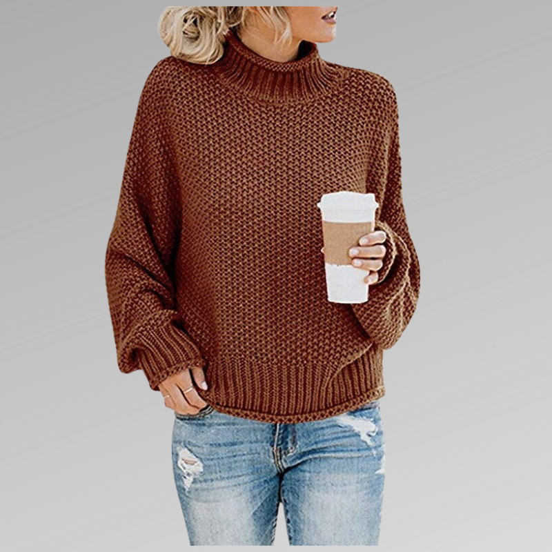 Pia - Magnifique pull en grosse maille