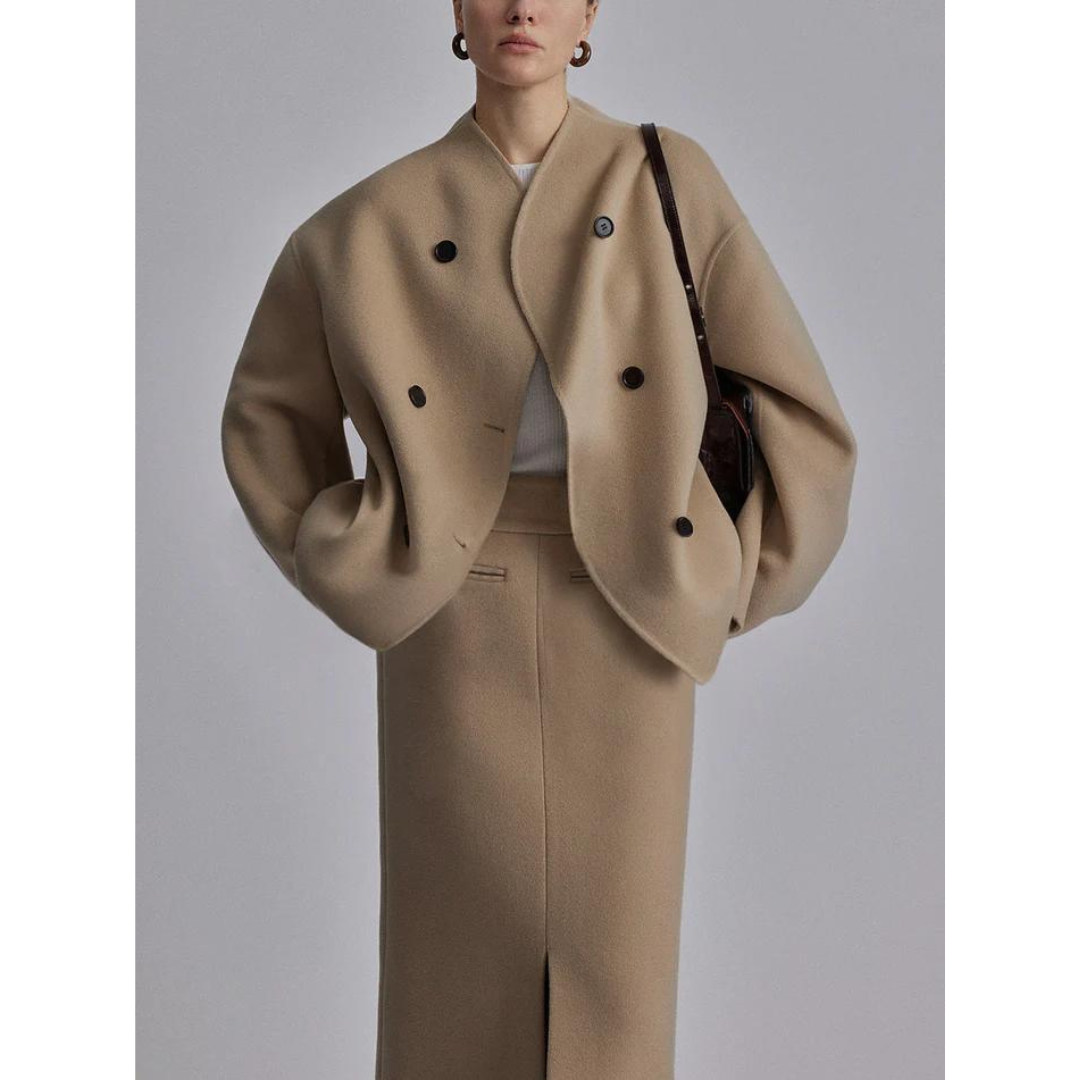 Alisan | Veste boutonnée pour femme | Surdimensionné