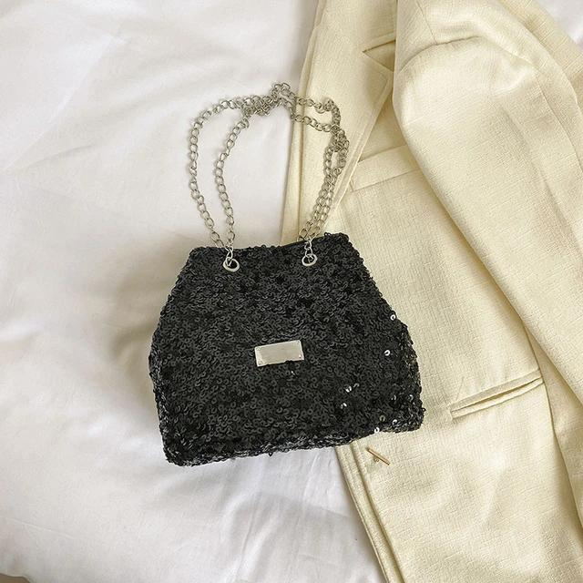 Sac bandoulière à paillettes