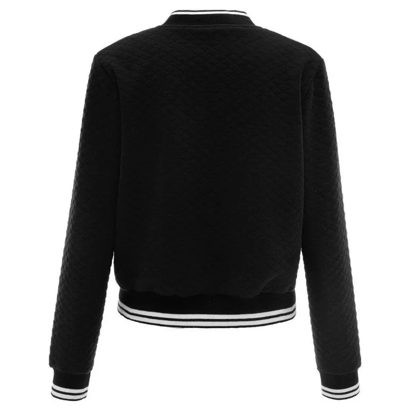 Gesteppte Bomberjacke mit Reißverschluss und Rippenbündchen